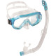 Набір дитячий Cressi Ondina Vip (маска Ondina+трубка Top) прозорий-аквамарин