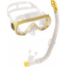 Набор детский Cressi Ondina Vip (маска Ondina+трубка Top) прозрачно-желтый