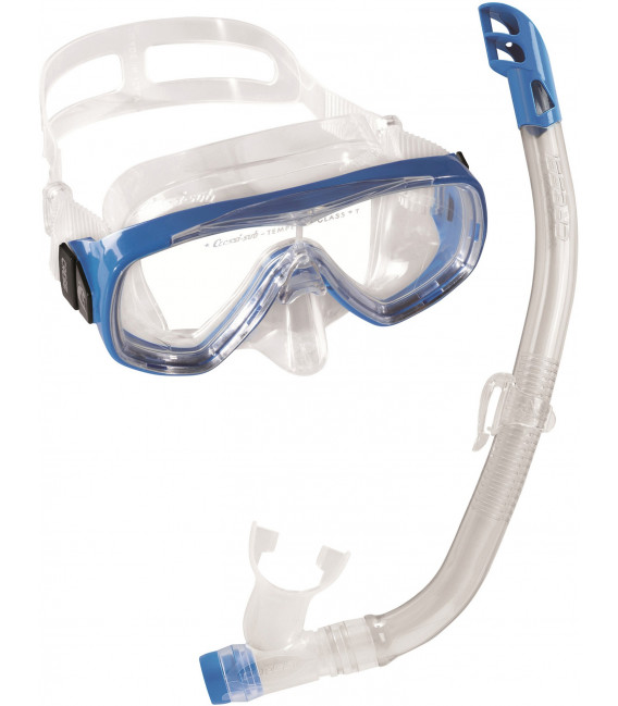 Набор детский Cressi Ondina Vip (маска Ondina+трубка Top) прозрачно-синий