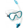 Набор Cressi Sky Vip (маска Sky+трубка Top) прозрачный-аквамарин