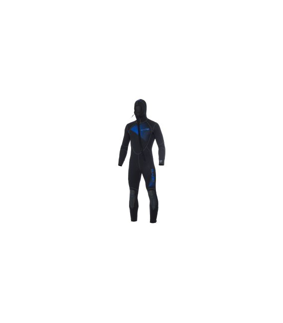 Гідрокостюм Bare Sport Hooded Full 5mm чорно-синій