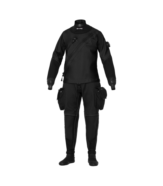 Сухой гидрокостюм Bare HDC Expedition Tech черный