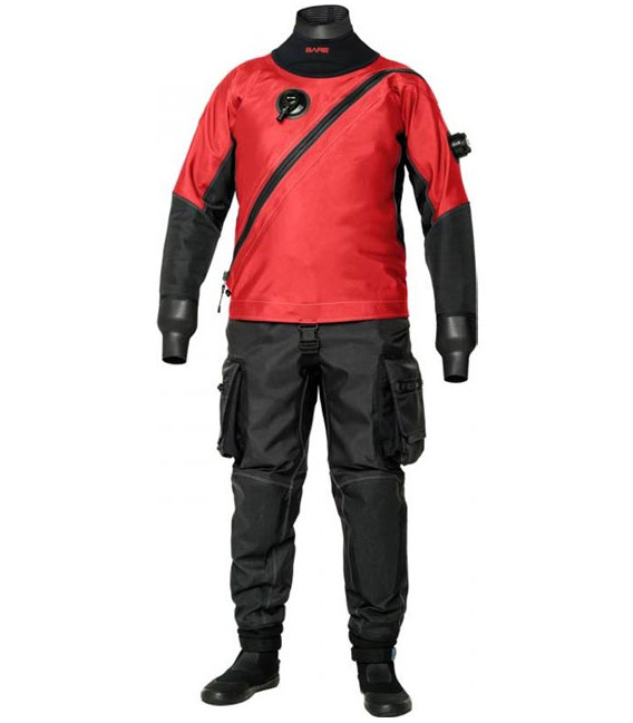 Сухой гидрокостюм Bare X-Mission Evolution Tech Dry Mens красный