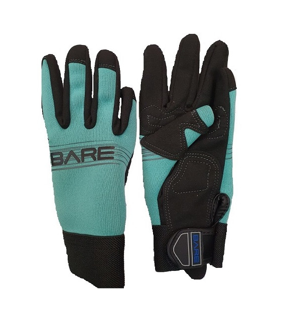 Перчатки Bare Tropic Pro Glove 2мм аквамарин