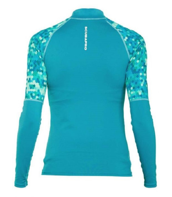 Реглан Scubapro Rash Guard Women бірюзовий