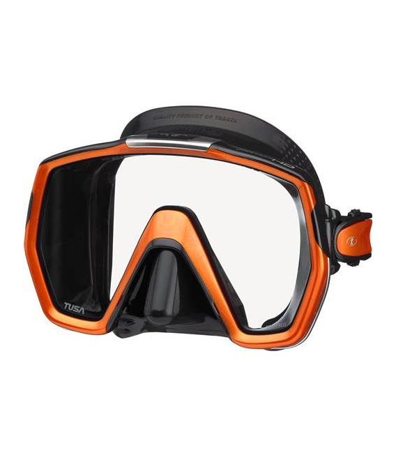 Маска Tusa FREEDOM HD черно-оранжевая