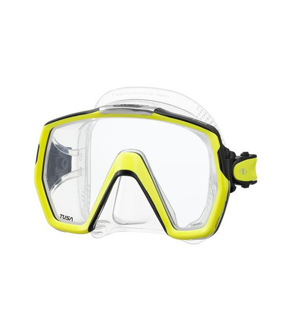 Маска Tusa FREEDOM HD прозоро-жовта