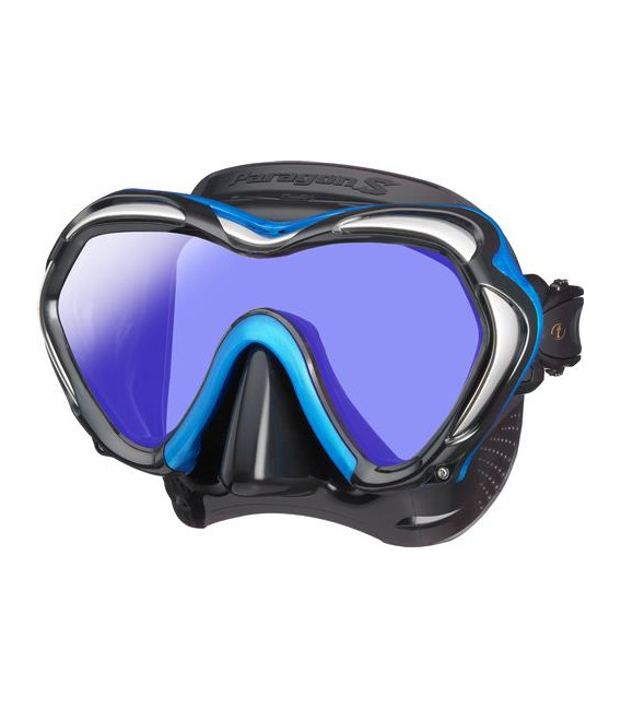 Маска Tusa PARAGON S черно-синяя