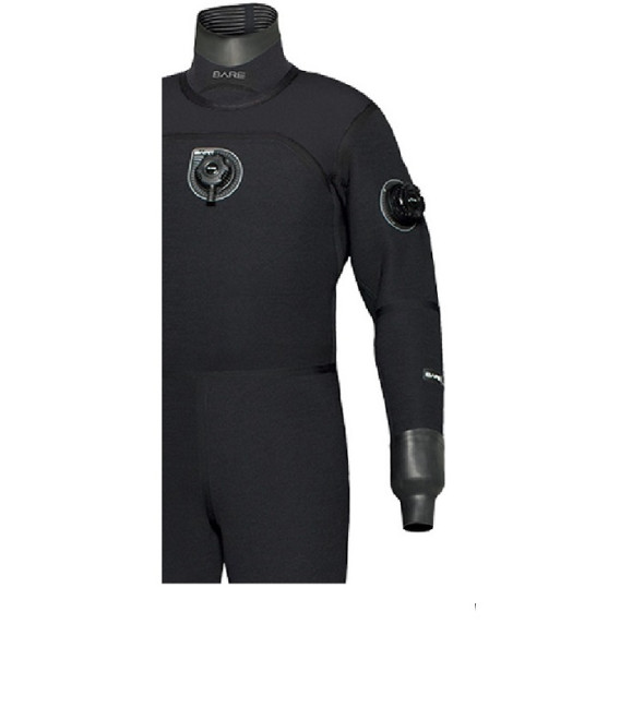 Сухий гідрокостюм Bare D 6 HD Pro Dry чорний