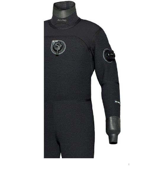 Сухий гідрокостюм Bare D8 Pro Dry чорний