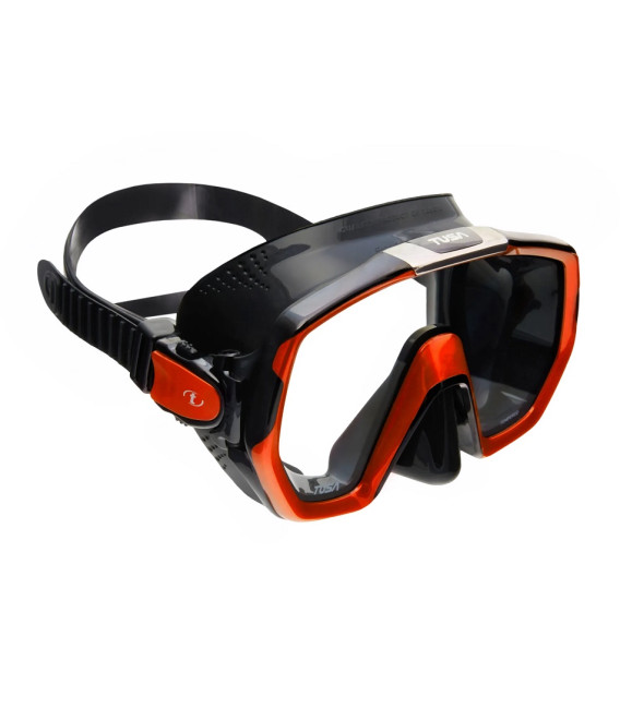 Маска Tusa FREEDOM HD черно-оранжевая