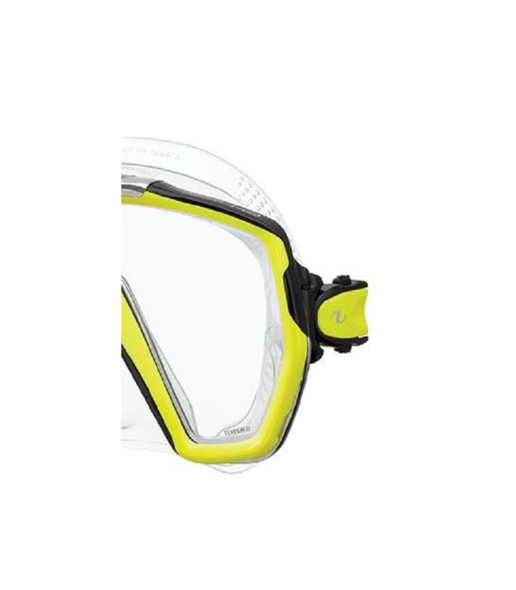 Маска Tusa FREEDOM HD прозрачно-желтая