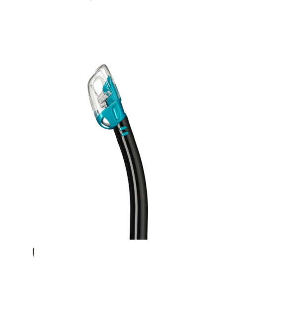 Трубка Tusa HYPERDRY ELITE 2 черно-бирюзовая