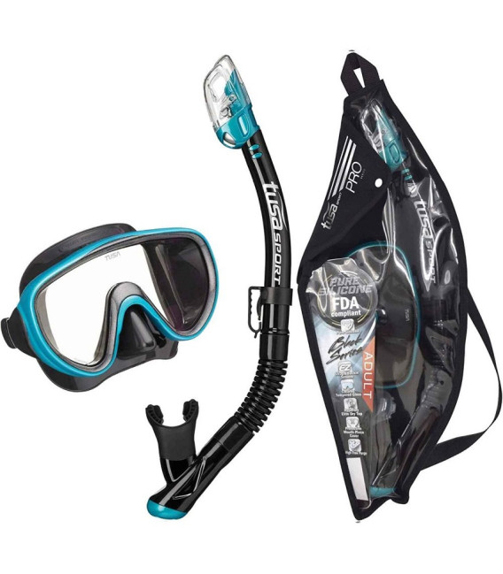 Набір Tusa SERENE COMBO чорно-бірюзовий