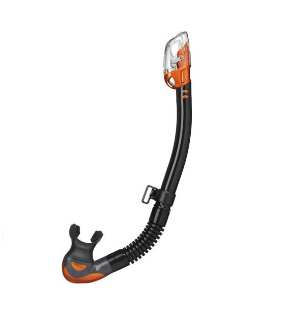 Трубка Tusa HYPERDRY ELITE 2 чорно-помаранчева