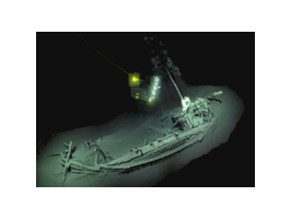В Чёрном море обнаружен самый древний неповрежденный корабль