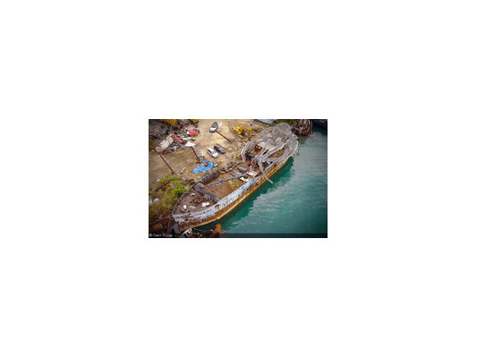 Затопленный корабль на Карибах – один на миллион